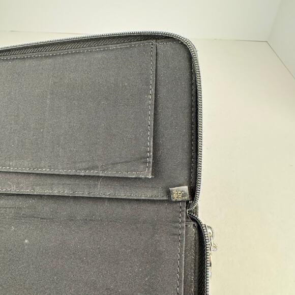 Vintage Nine West Fabric Two Zip Compact 23+ Pocket Wallet Check Book Pocket - Picture 5 of 10